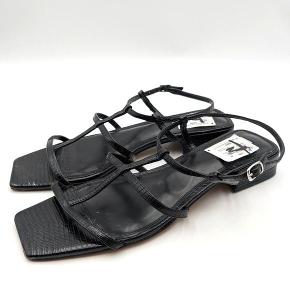 Steven by Steve Madden Hapi Sandals Slip-On Women's Black Size US11 EU42 - Picture 1 of 12